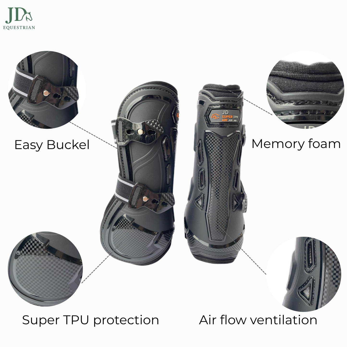 JD SUPER TPU AIR Memory Foam Foder– Senskydd Jumping Boots