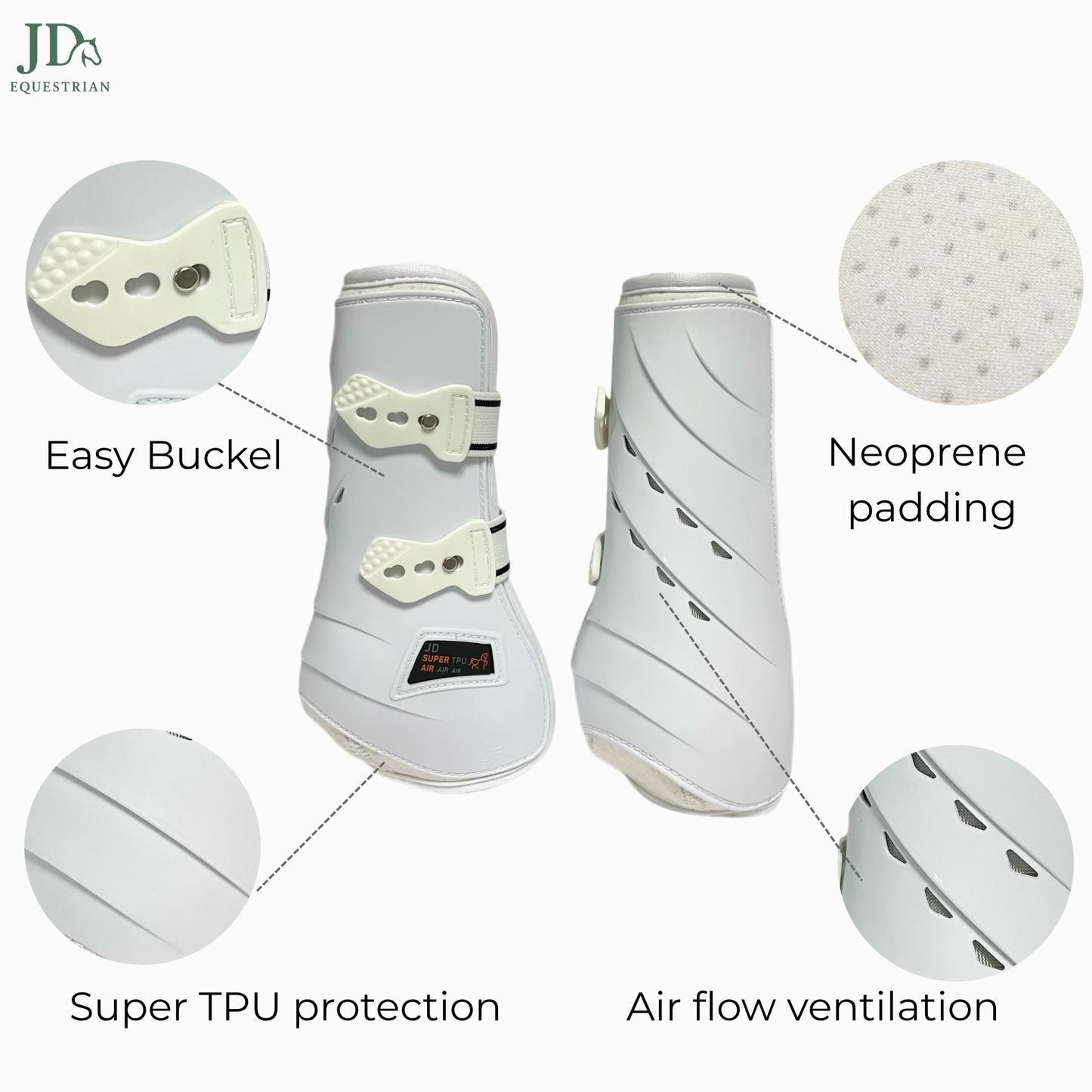 JD SUPER TPU Neoprene Foder– Dressyrdamasker